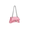 Malá prošívaná kabelka Crush s řetízkem „Pink“ 716351210J05812