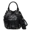 Malá taška Le Cagole typu bucket „Black“ 7024321VG9Y1000