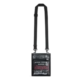 Malá taštička Explorer s popruhem, DIY Metal Allover „Black“ 6559822AAX61000