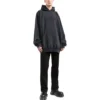 Módní institut – oversized mikina s kapucí „Washed Black“ 697879TMVK18190