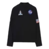 Mikina Balenciaga x NASA Space Multi-Patch „Black“ 662496TKVD71070