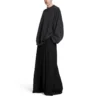 Mikina Oversized s kulatým výstřihem a dírkami „Black Faded“ 762718TPVD91055