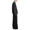 Mikina Oversized s kulatým výstřihem a dírkami „Black Faded“ 762718TPVD91055