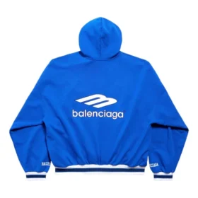 Mikina s kapucí 3B Football Polokošile „Royal Blue White“ 827939TTVQ84701