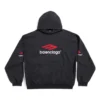 Mikina s kapucí 3B Sports Icon Oversized „Black Red White“ 739024TPVD81470