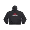 Mikina s kapucí 3B Sports Icon Oversized „Black Red White“ 739024TPVD81470