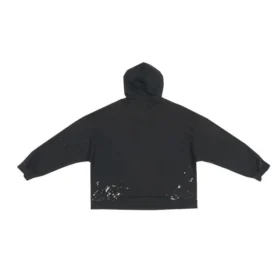 Mikina s kapucí 90/10, volný střih „Washed Black“ 674986TMVH41055