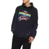 Mikina s kapucí 90/10, volný střih „Washed Black“ 674986TMVH41055