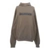 Mikina s kapucí a boxovým logem „Taupe Black“ 729361TNVL27761