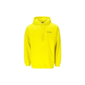 Mikina s kapucí a logem, střední střih „Yellow“ 600583TIV847440