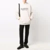 Mikina s kapucí a logem Worldwide „Chalky White Black“ 674986TLVA99054