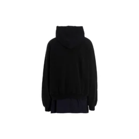 Mikina s kapucí a nášivkou BB Be Different „Black“ 720406TNVV11070