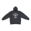 Mikina s kapucí a potiskem loga Est. 1917 „Washed Black“ 697879TMV991000