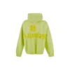Mikina s kapucí a roztrženými kapsami Tape Type, oversized „Fluo Yellow“ 744441TOVB17204
