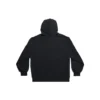 Mikina s kapucí a vnějším zipem, úzký střih „Black Faded“ 744454TOVF51055