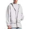Mikina s kapucí a zadním zipem, regular fit „Dirty White baby-pink“ 803264TSVP12420