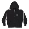 Mikina s kapucí a zipem Balenciaga x adidas „Black White“ 723754TNVN28482