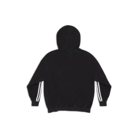 Mikina s kapucí a zipem Balenciaga x adidas „Black White“ 723754TNVN28482