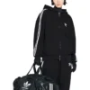 Mikina s kapucí a zipem Balenciaga x adidas „Black White“ 723754TNVN28482