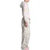 Mikina s kapucí a zipem Business English „Off White“ 788243TQVH69016