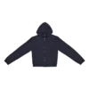 Mikina s kapucí a zipem Tab Worn-Out „Black“ 697949TMVC21151