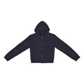 Mikina s kapucí a zipem Tab Worn-Out „Black“ 697949TMVC21151