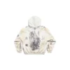 Mikina s kapucí a zipem Tat, střední střih „Off White Black“ 770939TQVK13307