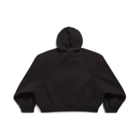 Mikina s kapucí a zipem Unity Sports Icon Boxy, volný střih „Black“ 787354TQVD59034