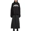 Mikina s kapucí Back Flip Oversized „Black White“ 761458TPVG11070