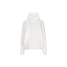 Mikina s kapucí Back Flip Oversized „White Black“ 761458TPVG19040