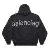 Mikina s kapucí Bal.Com Popover „Black“ 739024TOVN98151