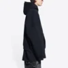 Mikina s kapucí Balenciaga, volný střih „Black“ 674986TLVJ21074