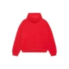 Mikina s kapucí Balenciaga, volný střih „Red“ 674986TLVJ26441