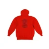 Mikina s kapucí Balenciaga x FORTNITE, střední střih „Red“ 600583TLVO46506