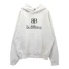 Mikina s kapucí BB Be Different „Ecru Black“ 720426TNVB49784