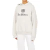 Mikina s kapucí BB Be Different „Ecru Black“ 720426TNVB49784
