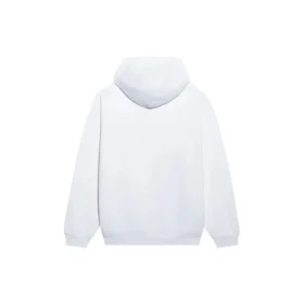 Mikina s kapucí BB Pixel, střední střih „White“ 600583TKVI89040