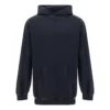 Mikina s kapucí BB, střední střih „Washed Black“ 570811TMVG68190
