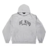 Mikina s kapucí Be Kind, oversized střih „Grey“ 761458TPVD61167