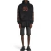 Mikina s kapucí Crypto, střední střih „Black Faded“ 742603TOVN71055