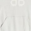 Mikina s kapucí Crypto, střední střih „Off White“ 742603TOVU7