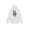 Mikina s kapucí Drip Peace, velikost L, „White“ 651799TKVA2863932