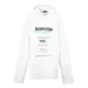 Mikina s kapucí Dry Cleaning Boxy „White“ 661711TKVF99085