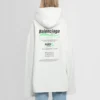 Mikina s kapucí Dry Cleaning Boxy „White“ 661711TKVF99085