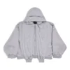 Mikina s kapucí Incognito Boxy Zip-up, volný střih „Grey“ 799463TQVX11300