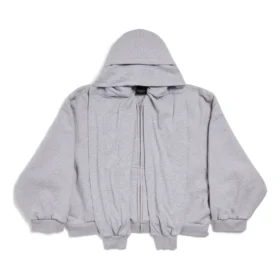 Mikina s kapucí Incognito Boxy Zip-up, volný střih „Grey“ 799463TQVX11300