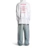 Mikina s kapucí Music Archive Series Connected Zip Up, střední střih, „Light Grey Red“ 744457TQVA61561