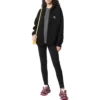 Mikina s kapucí na zip a vyšívaným logem „Black“ 674719TLVH81070