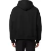 Mikina s kapucí na zip a vyšívaným logem „Black“ 674719TLVH81070