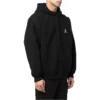Mikina s kapucí na zip a vyšívaným logem „Black“ 674719TLVH81070